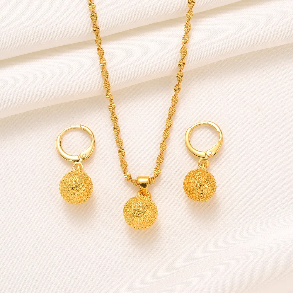 Contemporary Pendant and Earrings Set