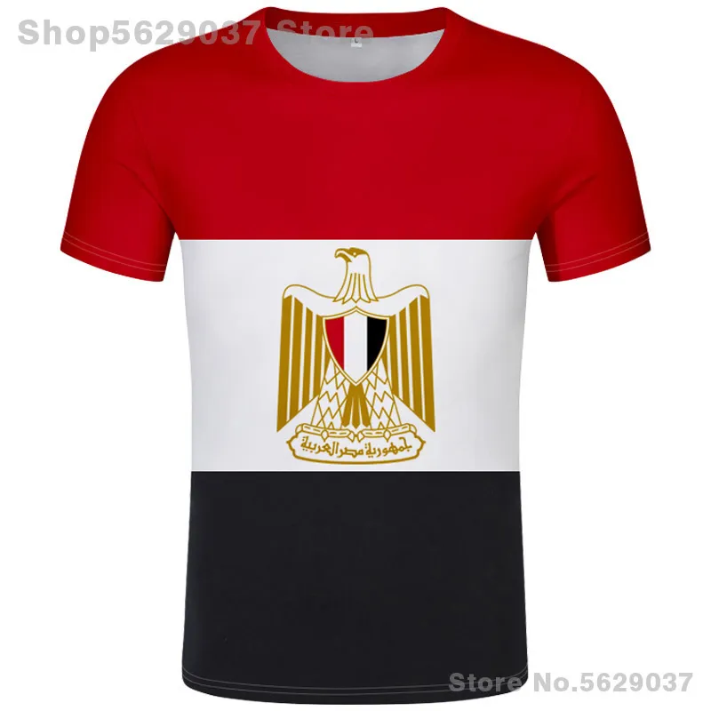 EGYPTE t-shirt gratis aangepaste s naam nummer egy Tshirt natie vlag bijvoorbeeld arabische republiek egyptische land print po kleding 220609