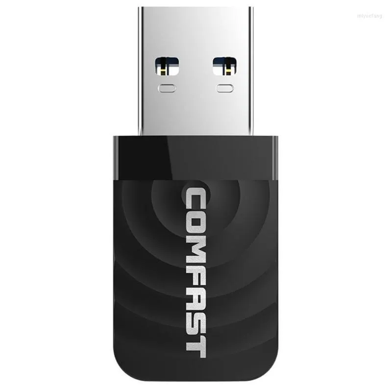 Gadżety CF-812AC Mini USB 3.0 Bezprzewodowa karta sieciowa 1300 Mbps Ethernet WiFi Adapter Odbiornik 802.11 B/G/N 5.8/2.4 GHZUSB