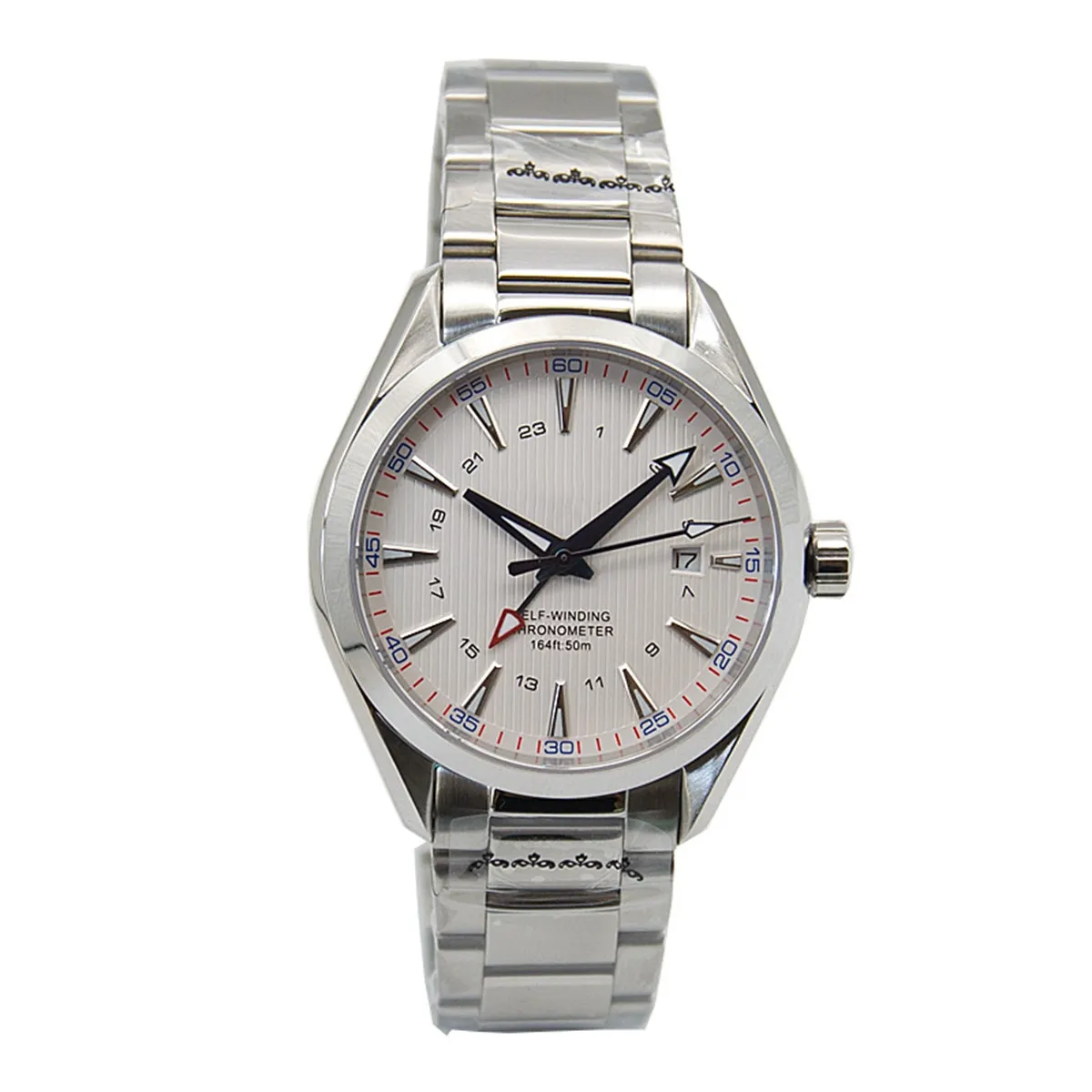 Men's GMT Watch Sport Dress Design Sapphire Stainless Steel Luminous Waterproof Automatic Mechanical Wristwatches Male Clock