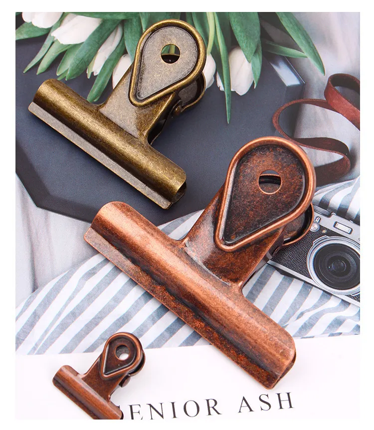 Copper binder clips sales
