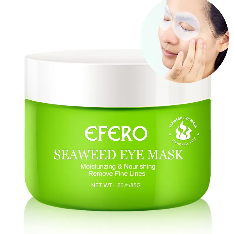 50pcs Seaweed Collagen Eye Mask Natural Moisturizing Gel Eye Patches Remove Dark Circles Skin Care