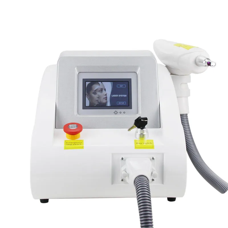 Professionele ND YAG Laser Tattoo Removal Machine Q geschakeld 1064nm 532nm 1320nmm Probe Skin Care Face Rejuvenation Scar Acne behandeling Pigment PRECKLE spot Verwijder