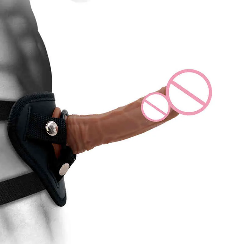 Nxy Dildos Strapon Broek Voor Vrouw Mannen Wearable Riem OP Realistische Slipje Lesbische Grijs Masturberen Sex Shop 0328
