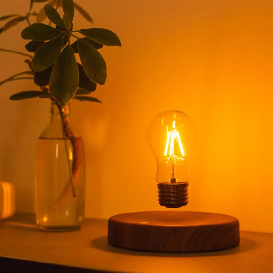 Levitation Desk Lamp Creativity Floating LED Bulb For Birthday