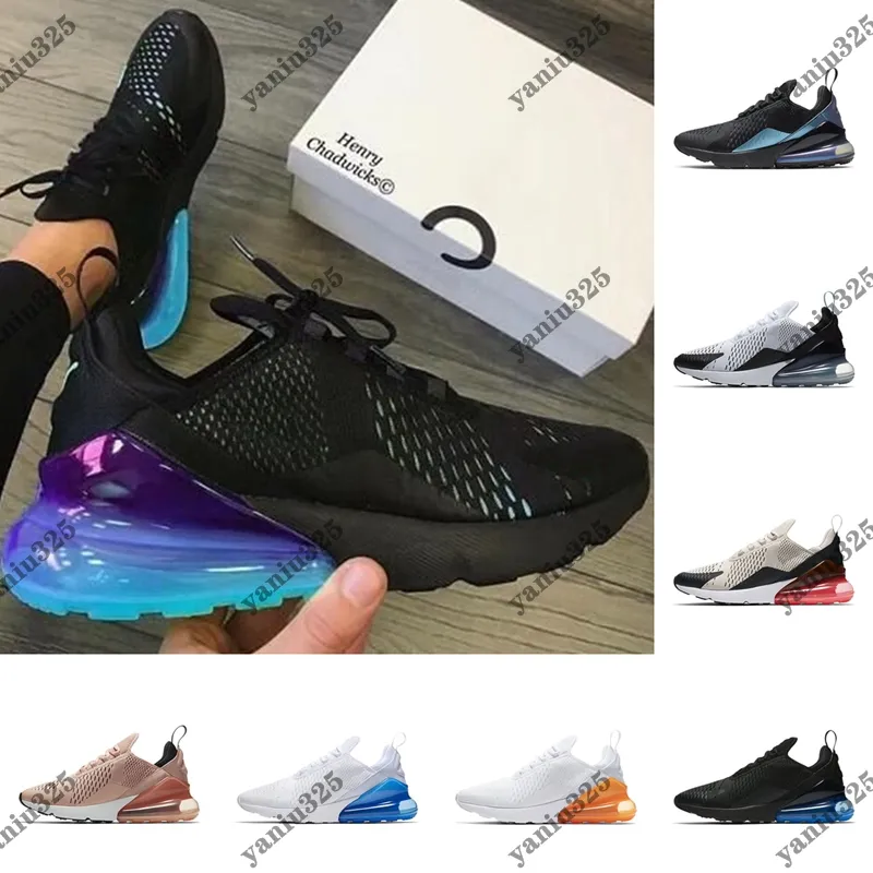 Triple White Black Laser 270 27C Men And Women Sport Running Shoes