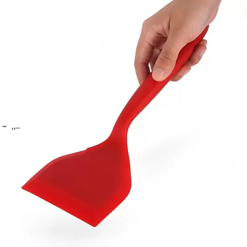 Cooking Turner Silicone Spatula Cook Utensils Kitchen Shovel Silica Cookware RRE11388