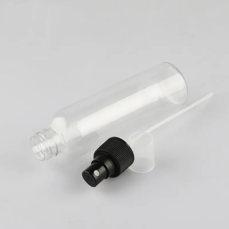 500pcs/lot 150ml Refillable Bottles Transparent Plastic Perfume Atomizer Mini Empty Spray Bottle Portable