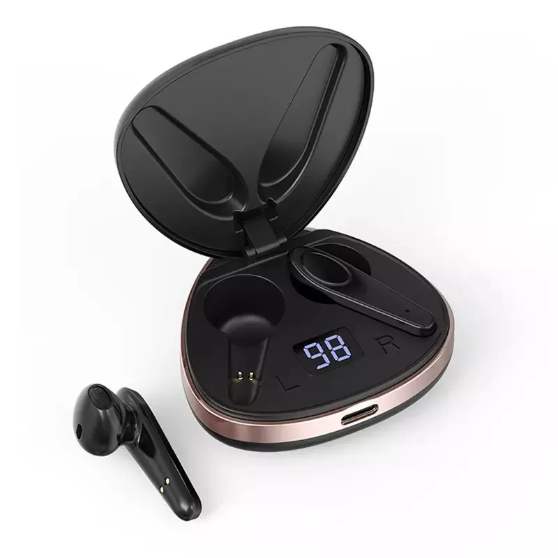 TWS-X19 Trådlösa hörlurar 3D Surround Sound BT5.0 Touch Control Hörlurar Sport Headset Hörlurar