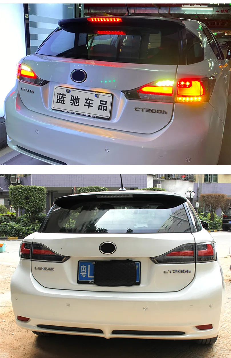 Buy FVRITO12V Led Rear Brake Tail Light For 50cc 70cc 90cc 110cc 125cc Taotao 110B Boulder B1 - View #2