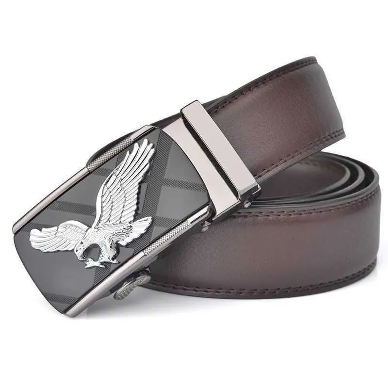 FRONHOFER Genuine Leather Belt With Automatic Buckle - 1.6 Inches Wide, 57 Inches Long, Adjustable XXL Men's Belt, Made In Germany - View #5