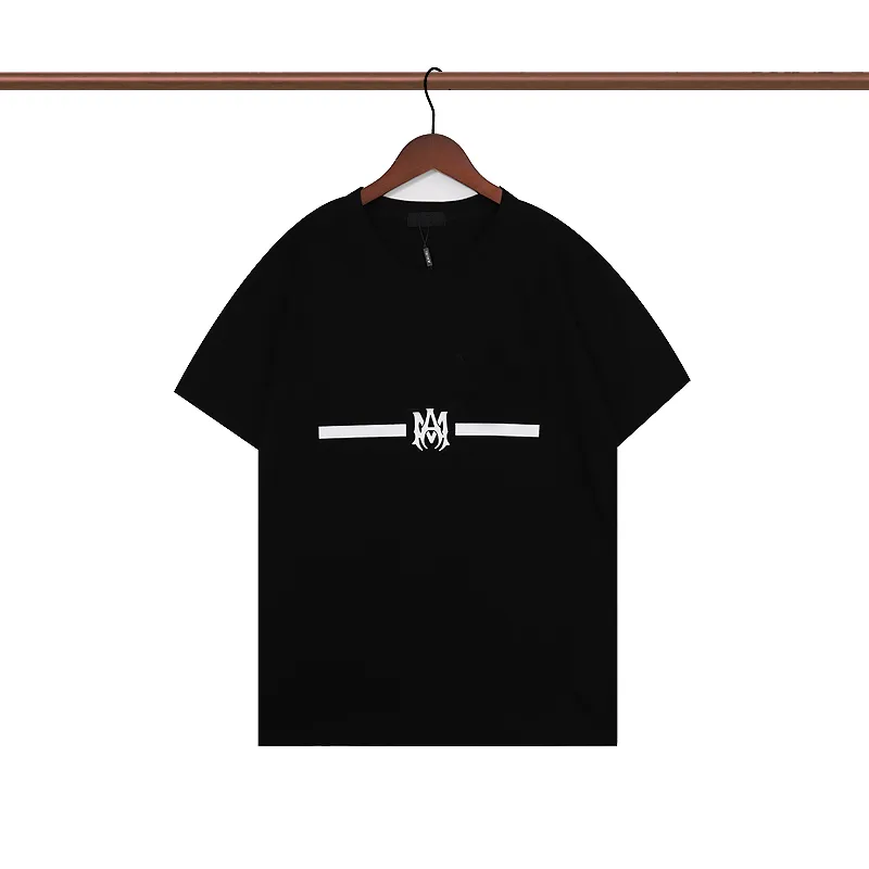 23SS Erkek Kadın Tasarımcı Tişörtleri İnsan Moda Mektubu Baskılı T-Shirt Siyah Beyaz Turuncu Renk Tişörtleri Günlük Tees Kısa Kollu Hip Hop Sokak Giyim Tshirts
