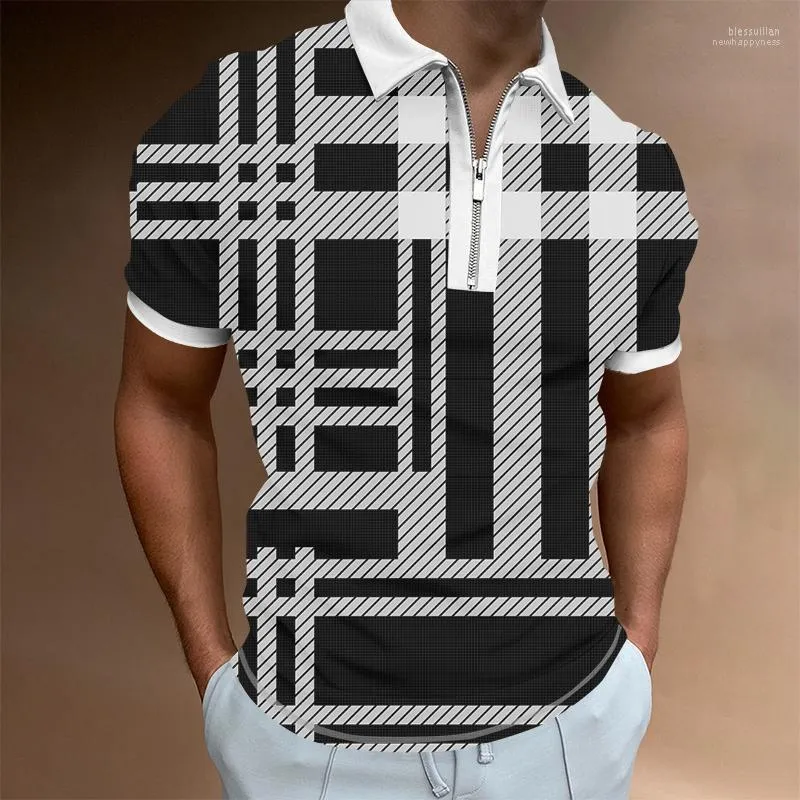 Herrpolos Task Force 3D-tryck Mänskjorta Spring Autumn Shirts Male Kort ärm Plus Size S-5XL överdimensionerade klädsmän's Men's Mens Bles22