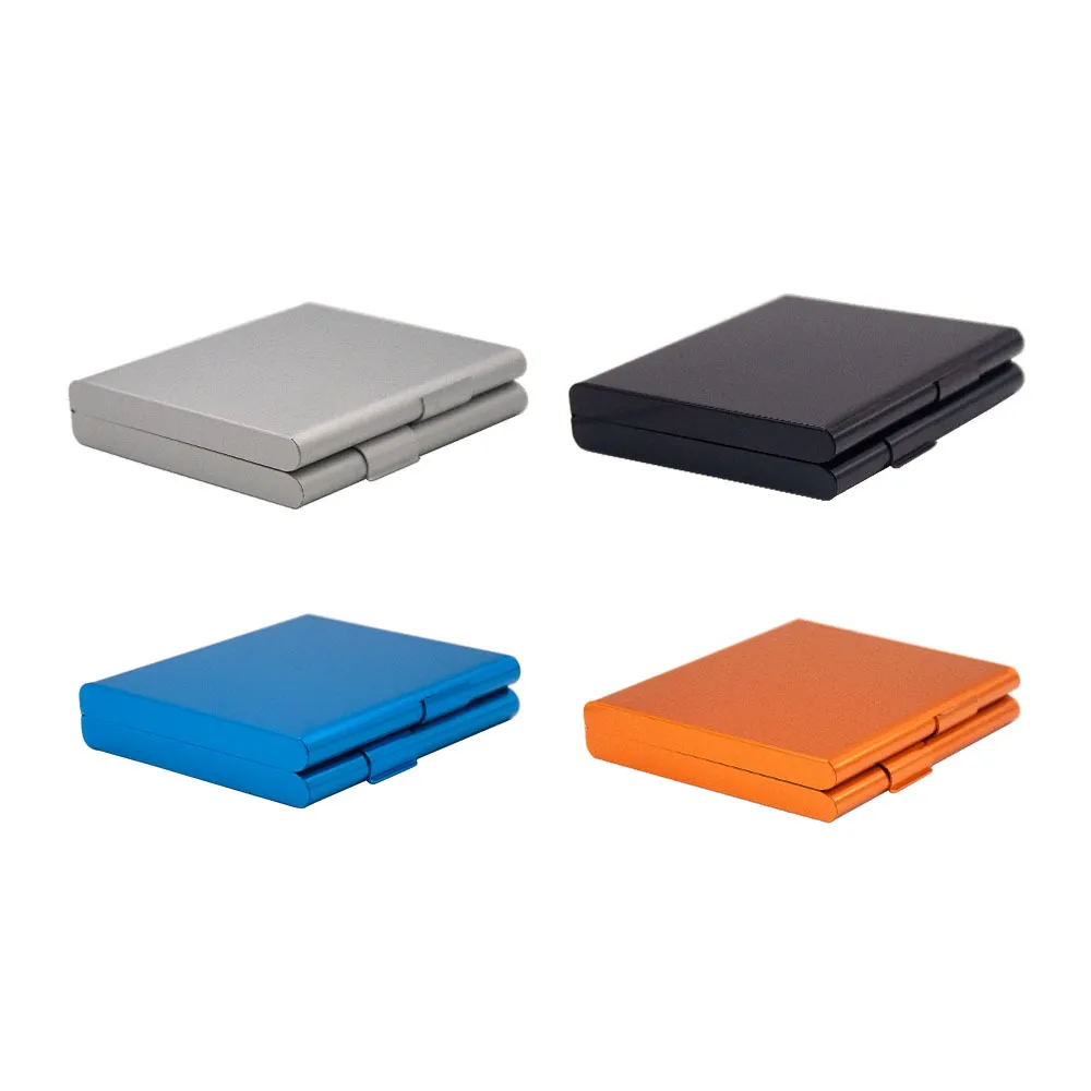 Glass Pipe Store Compact Metal Cigarette Holder Multicolor Case For