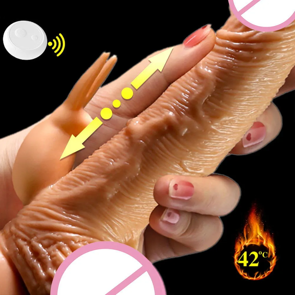 Vibrador vibrador brinquedos sexyuais realista pnis enorme g-ponto massagem telescpica balano vibratior para mulher produtos vibratrios s