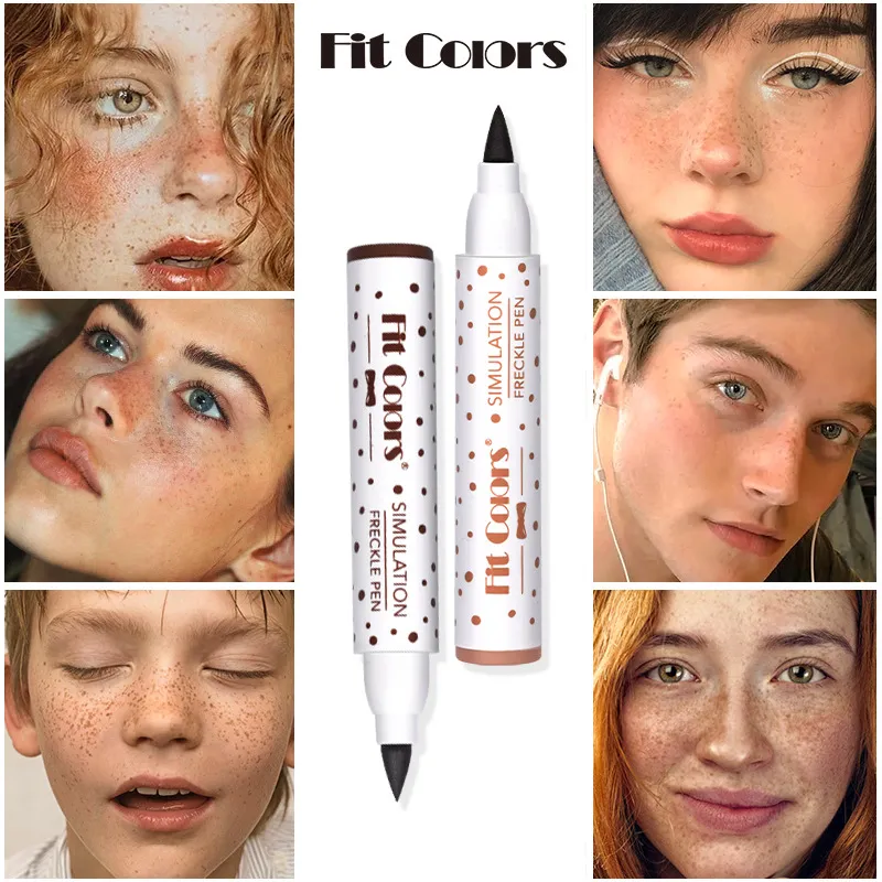 Sunkissed Natural Cosmetic Realistic Freckle Pen Foundation Waterproof Face Brown Dot Spot Pen Makeup Pencil Tool 1921