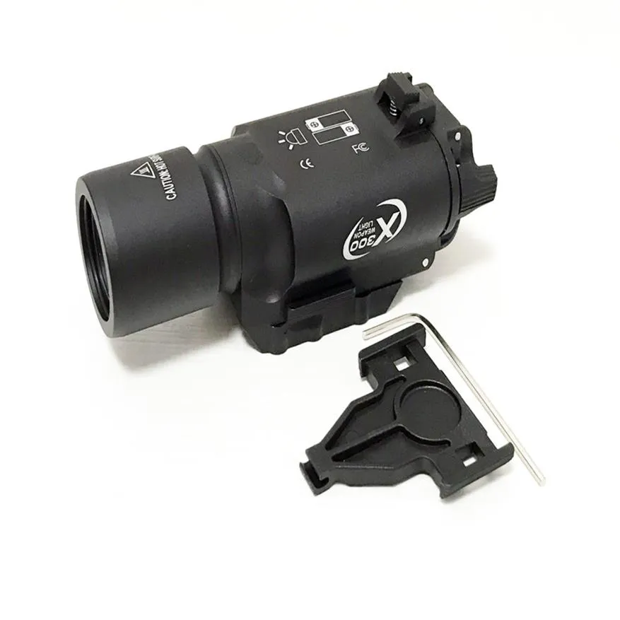 Taktische 500 Lumen LED -Gewehr Taschenlampe X300 Lanterna White Light Torch für Rifle3293