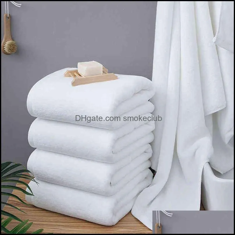 80*180/100*200cm White Large Bath Towel Thick Cotton Shower Towels Home Bathroom Hotel Adults Toalha de banho Serviette de bain