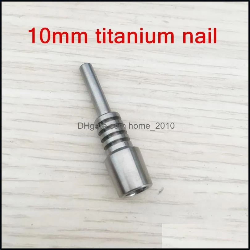 Dhl Free Shipping 2.0 Nectar nail Collector Glass Kit with 10mm gr2 titanium nail domeless joint