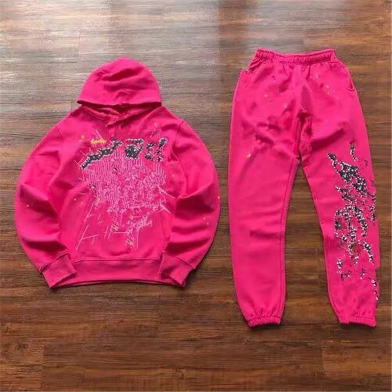 Red Sp5der Young Thug 55555 Angel Hoodie Mens And Womens 1:1 High ...