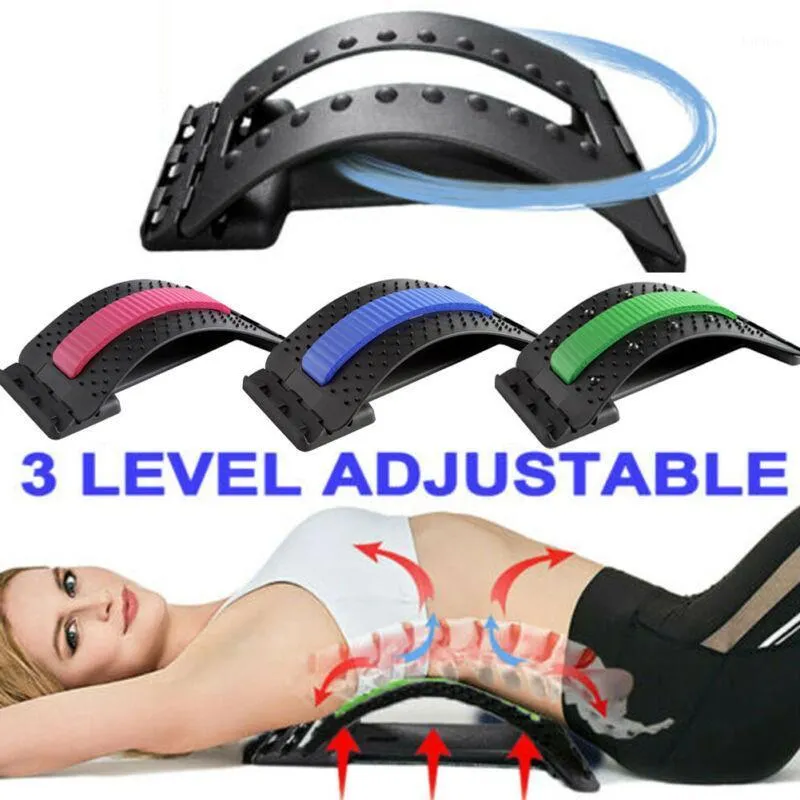 Accessories 3 Level Magic Back Spine Lumbar Support Muscle Stretcher Acupuncture Relief Pad