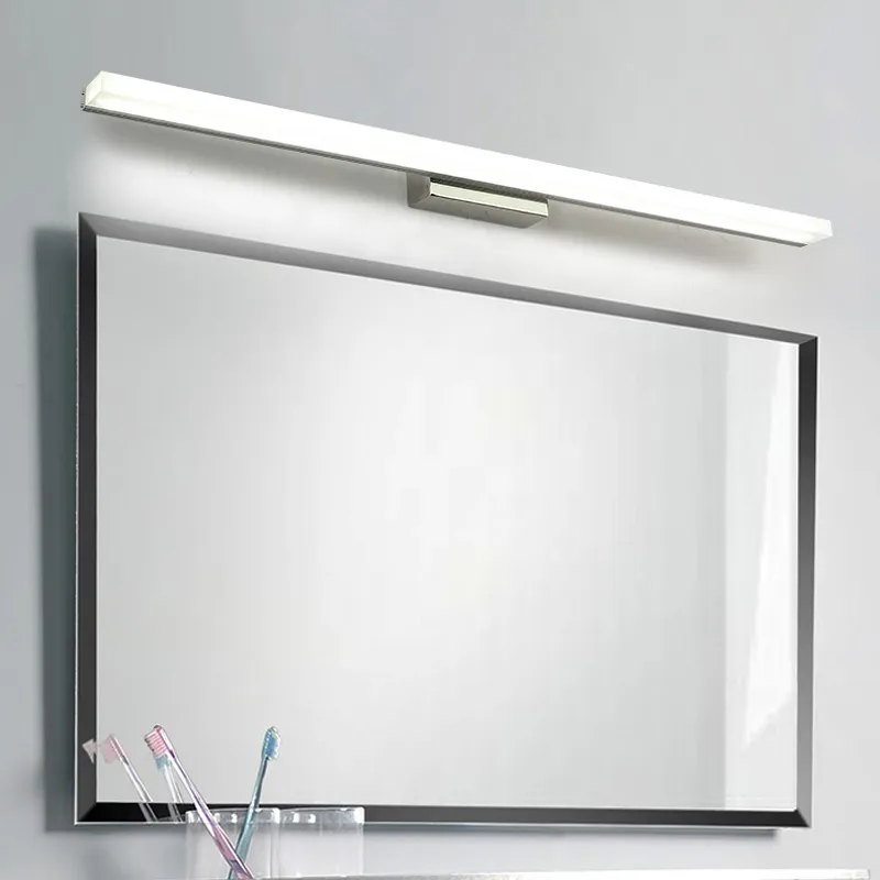 Simple Modern Led Wall Lamps Waterproof Fog Proof Bathroom Wall Lights Cabinet Home Decorative Walls Mirrors JQD-007#