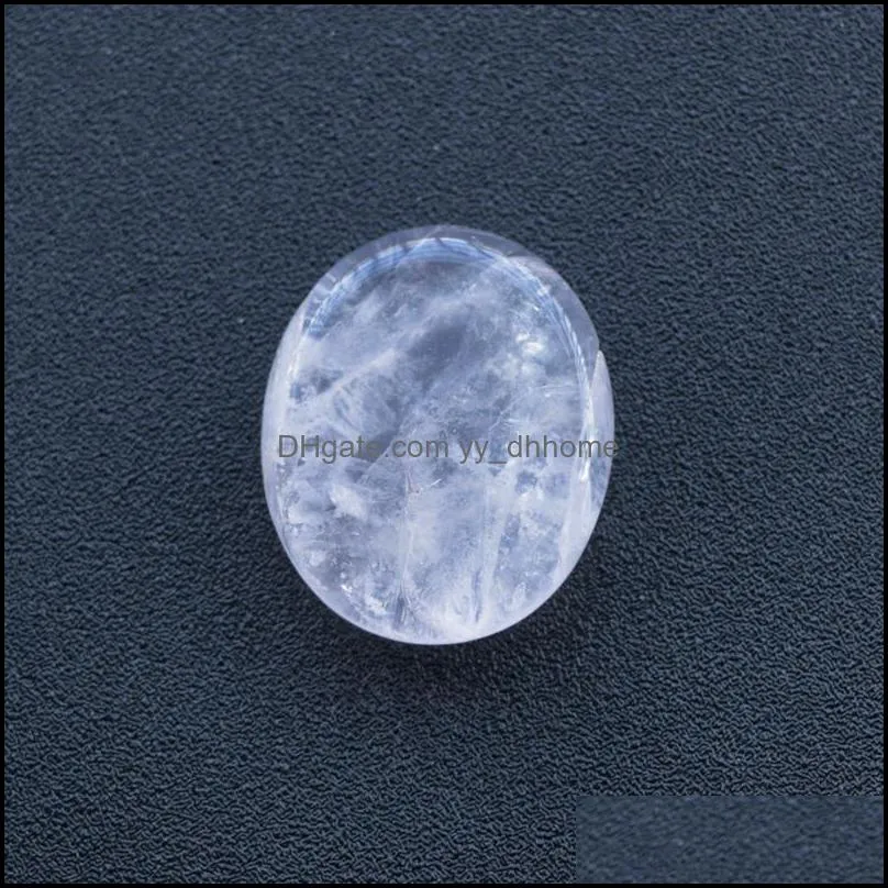 25x23mm worry stone thumb gemstone natural healing crystals therapy reiki treatment spiritual minerals massage palm gem