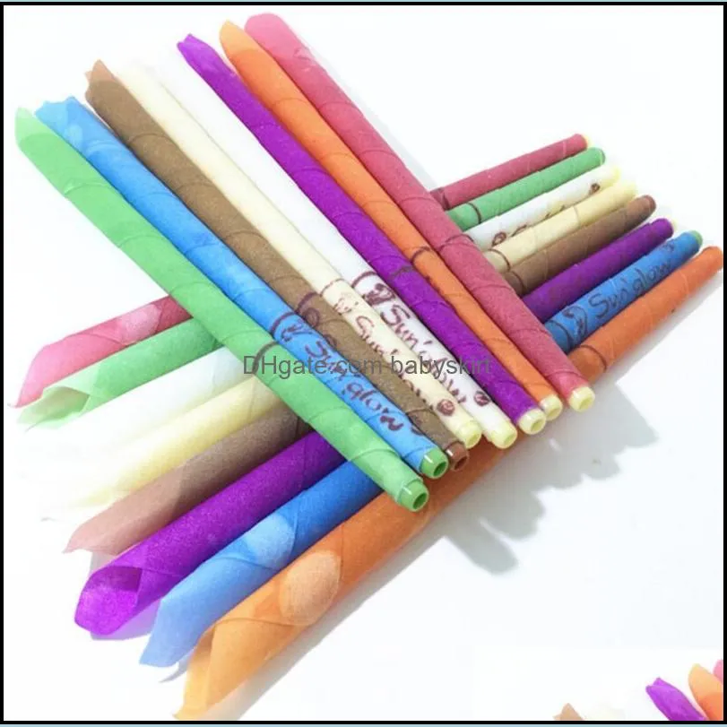 Wholesale Aromatherapy Ear Candle Health Care Beauty Product Trumpet Cone Ear candle (1000pcs=500 pair) Free Shipping LX3229