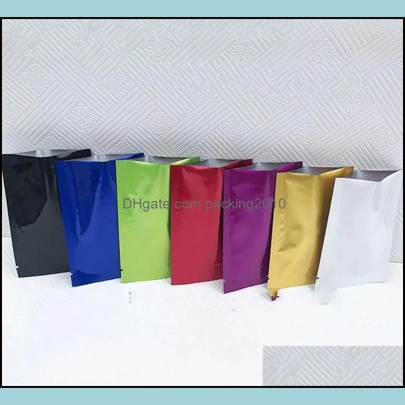 Multicolor Plastic Bag Mylar Aluminum Foil Packing Bags Powder Tea Leaf Food Moisture Proof Vacuum Storage Pouch Durable 0 19sy2 YY