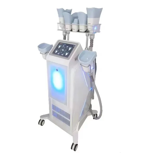 2022 New 7 treated cups 360 degree slimming sculpt 4D Cryo lipolysis cryotherapy fat freezing beauty machine