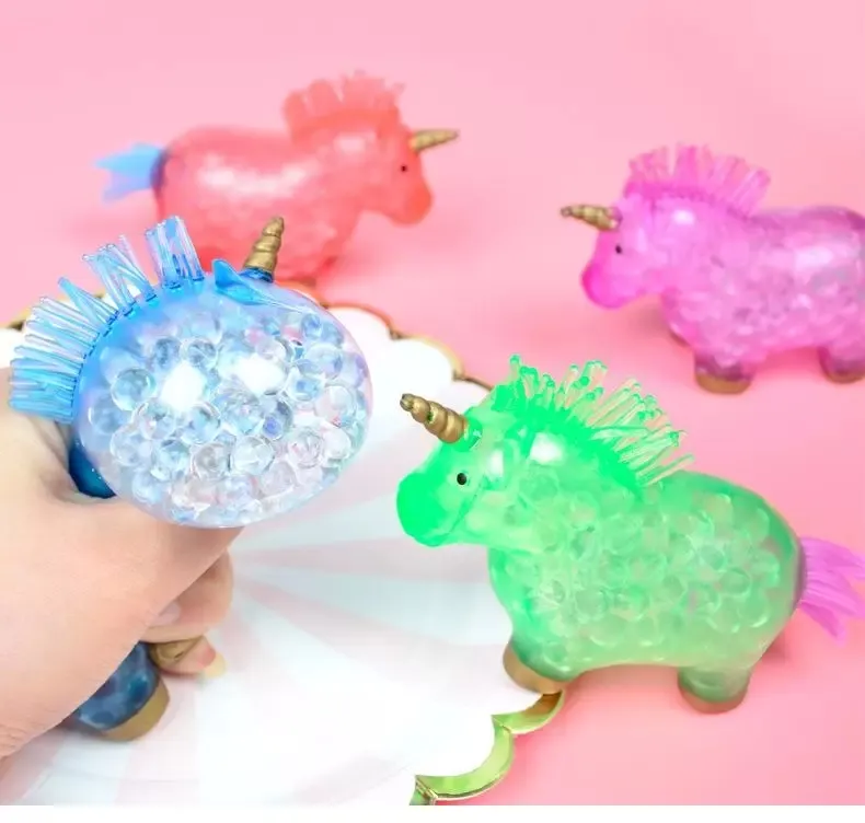 Unicorn Stress Balls Tearget Toys для взрослых детей.