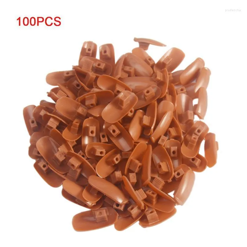 False Nails 100pcs Salon Full Cover Eco-friendly Learning Model Makeup Tool Finger Tips Reusable Adjustable Training Manicure Prud22