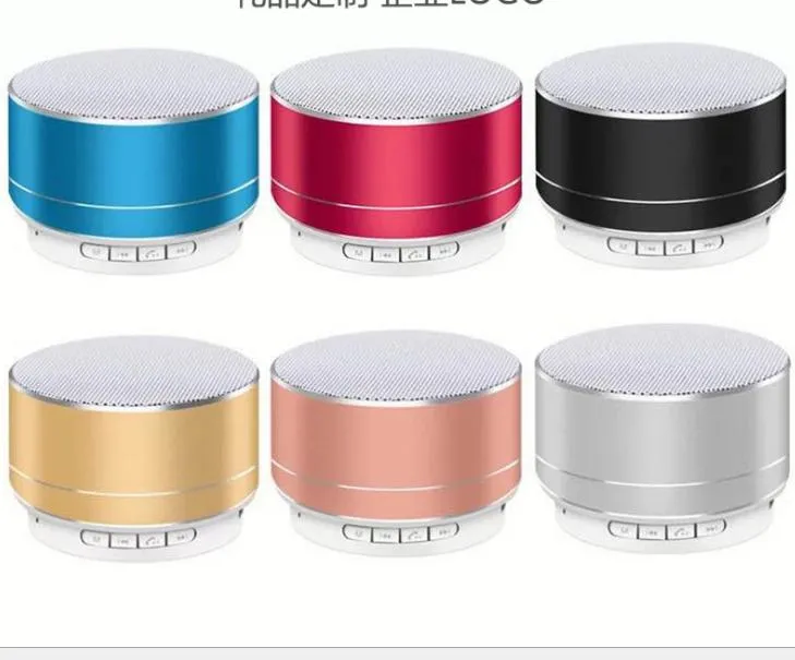 2021 MINI Wireless Bluetooth Smeker Modern Modern Maloy Cylinder Menders Subwoofers TF Card Mini Wireless Bluetooth Speakers
