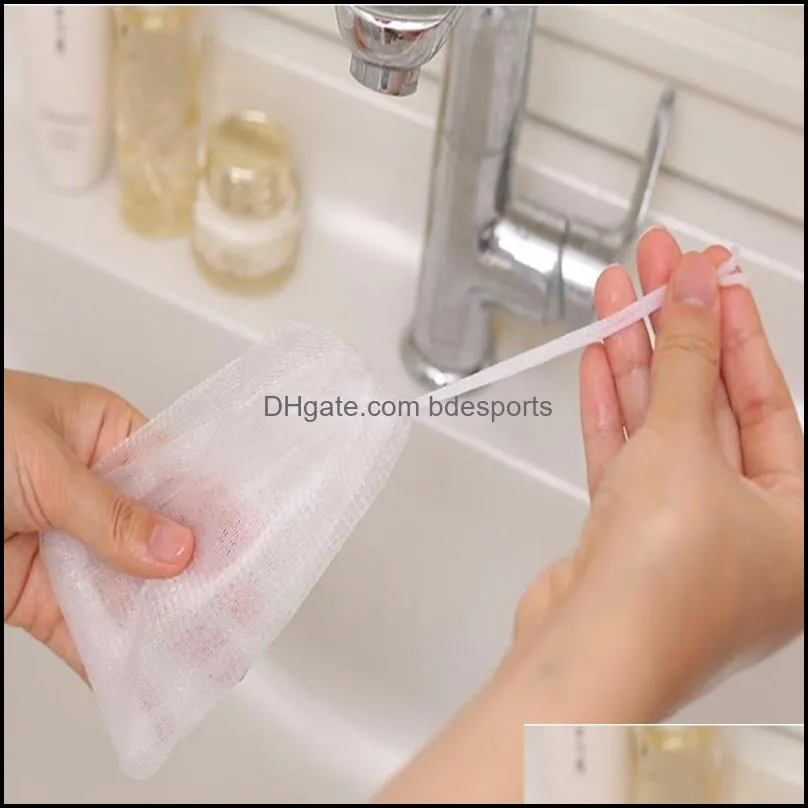 Soap Blister Bubble Net Mesh Soap Face Wash Froth Nets Soap Mesh Bag Manual Bag Bathroom Accessories