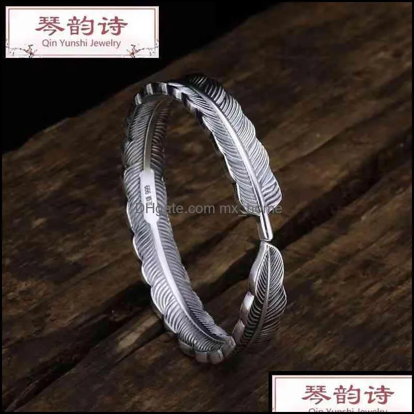 Chinese Style Products Xuanyu Snowflake Feather Bracelet Handmade by Yunnan Inch Lovers