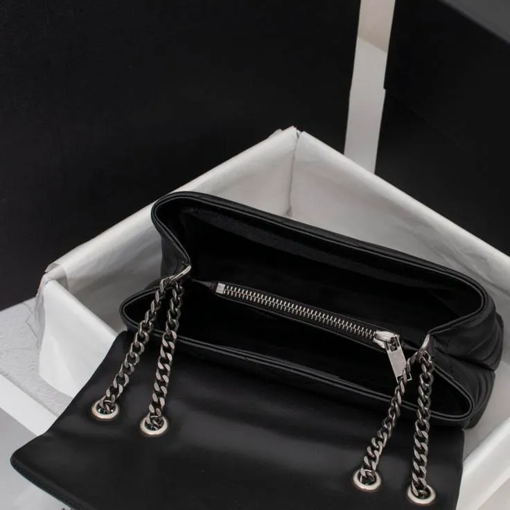 バッグ #15 LUXURY MATERIAL ONE SHOULDER CTHY Luxury Twist Shoulder Bag - Genuine Leather Crossbody