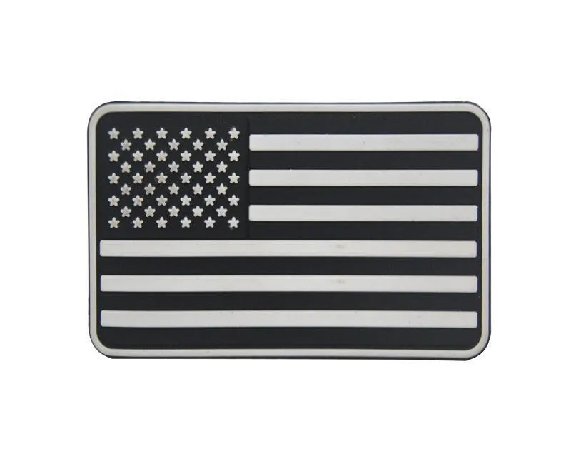 US Flag PVC Patch USA United States of America Military Patch Tactical Emblem American Rubber Flag Badges