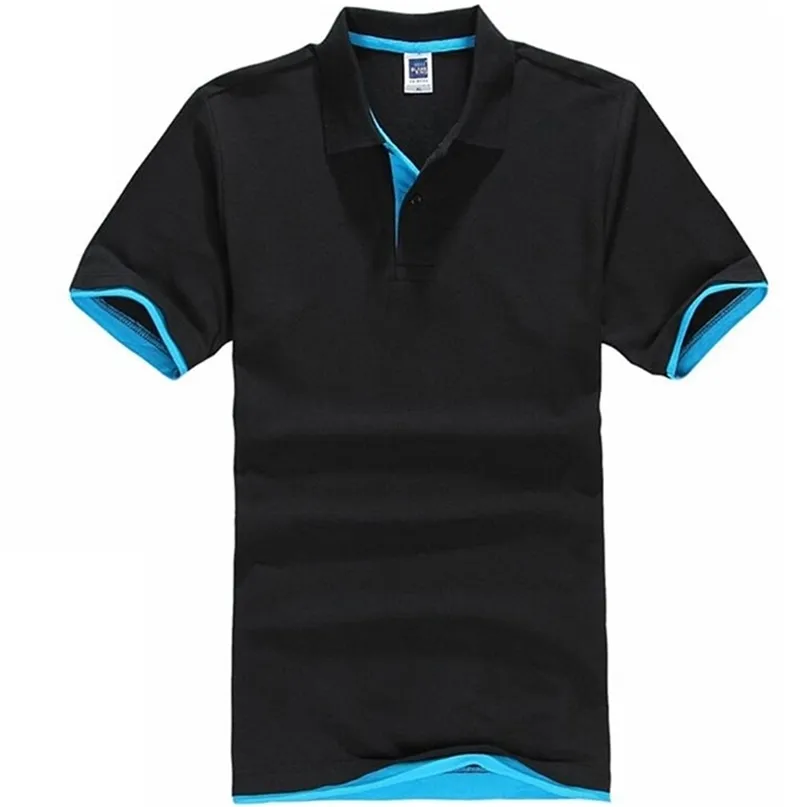 Men s Polo Shirts Summer Thin Cotton Short Sleeve Camisas Brand Casual Sports Men Tops Clothing Drop 220606