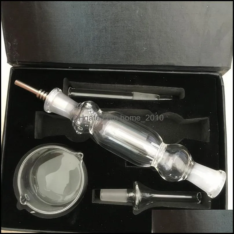 Autres outils à main Home Garden 2.0 Nectar Nail Collector Glass Kit Avec 10Mm Gr2 Titanium Domeless Joint Sw5Tl