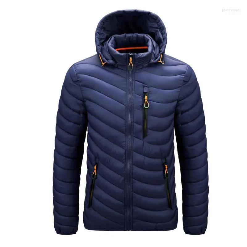 Parka da uomo in piumino imbottito piumino imbottito caldo cappotto invernale resistente all'acqua con cappuccio Phin22