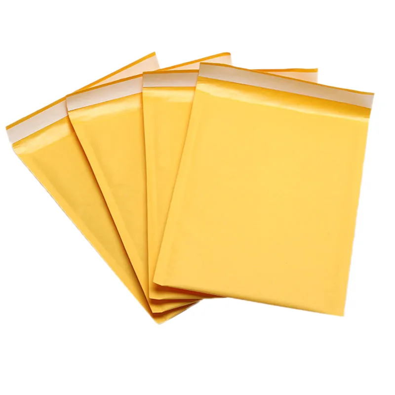Dégagement Kraft Papier Bulle Rembourrage Wrap Enveloppes Sacs Mailers Enveloppe Rembourrée Avec Bulles Emballage Sacs Courrier Sac De Rangement