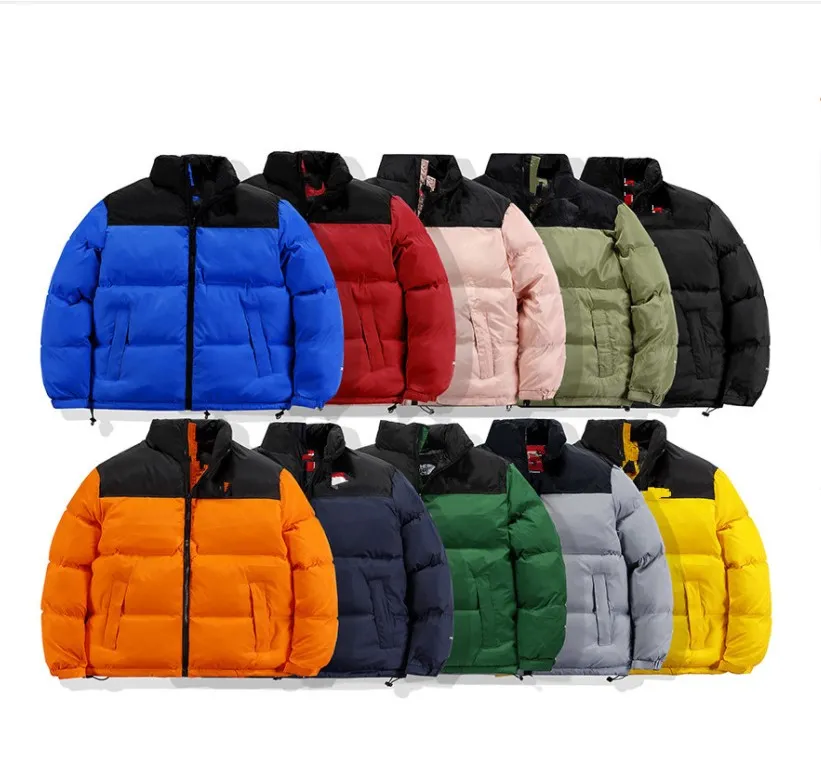 Vêtements pour hommes Doudoune d'hiver Parkas Puffer Vestes d'hiver Manteaux Col montant Fermeture à glissière Poches en coton rembourrées Hommes Vestes d'automne Taille Designer Manteau d'extérieur