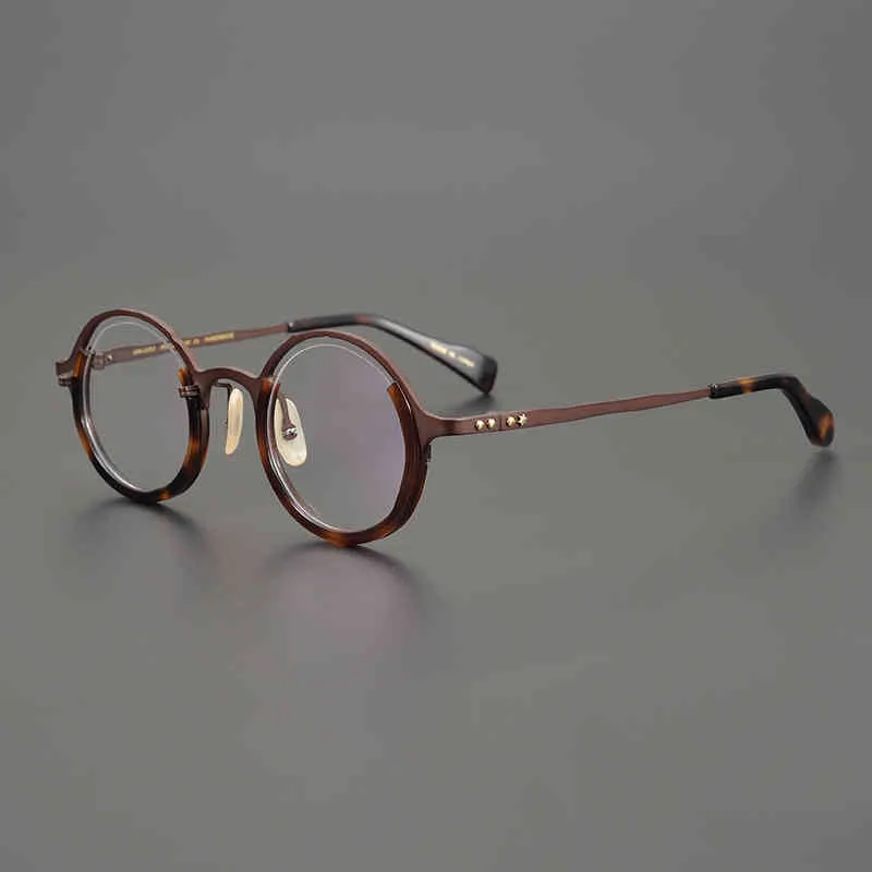 Ograniczona runda Ręcznie wykonana nieregularna rama okulary jest wyjątkowa, a rama artystyczna może być dopasowana