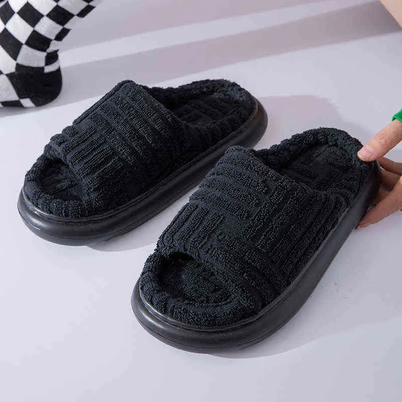 Slipper 2022 Новый четырех сезон мужчина для женщин Slipper Unisex Trend Fashion Cosy Fuzzy увеличение высота дышащая немой Home House 220723