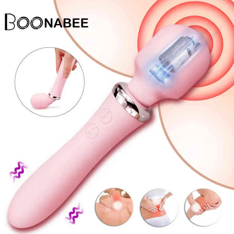 NXY Vibrators Vibradores De Cltoris Potentes Para Mujer Varita Mgica Con Recarga USB Masajeador AV 10 Modos Binestar Seksualne Juguetes Sexualites 0408