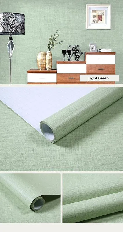 VEELIKE Papel De Contacto Verde Salvia De 15.7 X 118 Pulgadas De Grosor Para Gabinetes, Paredes De Despegar Y Pegar, Papel Tapiz Verde Extraíble | Compra Online En Yaxa