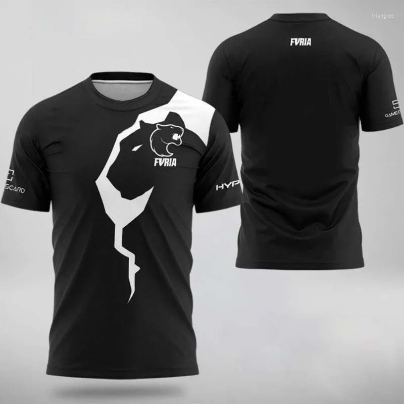 Herren T-Shirts KSCERATO ART CSGO E-Sports Team Furia Jersey Yuurih Fans T-Shirts Benutzerdefinierter Name Schwarze Uniform Frauen Männer Sudaderas Hombre TopsMe