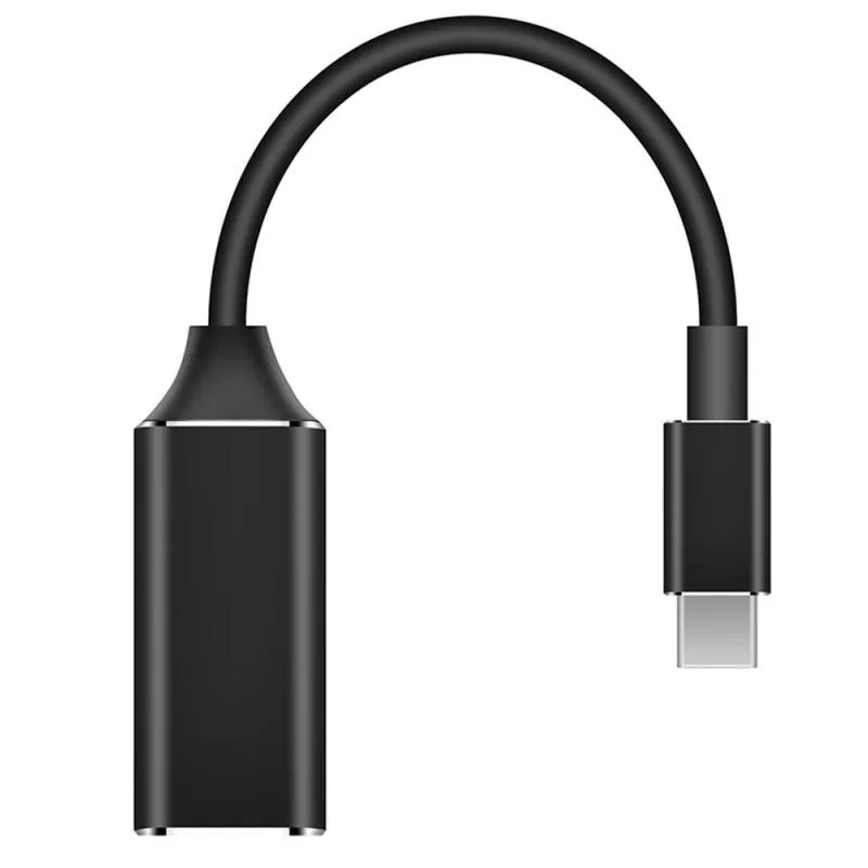 USB C to HD-Mi-адаптер 4K 30 Гц HDMI-совместимый кабельный мужчина с женским преобразователем для Macbook Samsung Huawei USB-C HD-Mi Адаптер