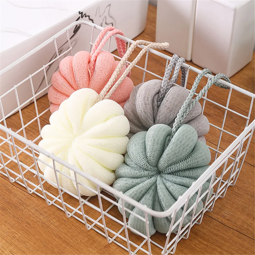 حمام Bubble Ball Defoliating Scrubber Soft Shower Mesh Foaming Sponge Sponge Body Cleaner Cleaning Tool Accessories DHL