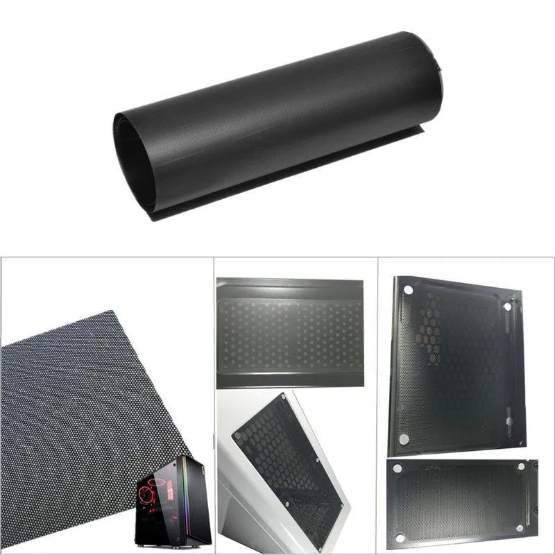 المشجعين Coolings Computer Cooler Filter Case Dustproof Cover هيكل الغبار 30 سم PVC Fan U1Jafans